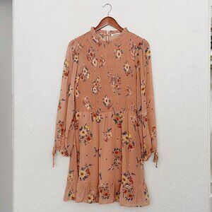Floral Cowl Neck Dress